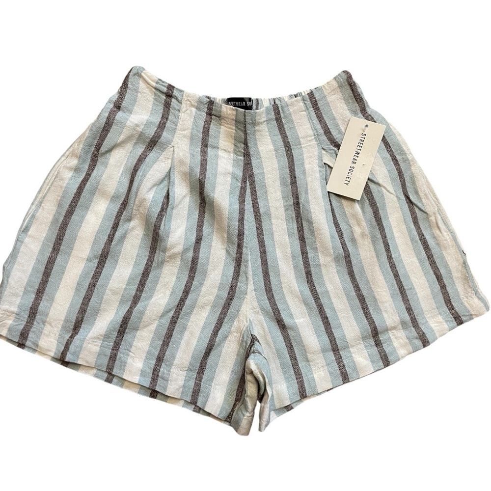 Linen Pull-on Shorts NWT